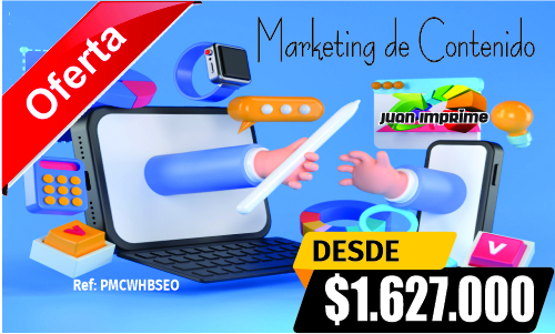 Juanimprime; Diseño e implementacion de servicios de marketing de contenido